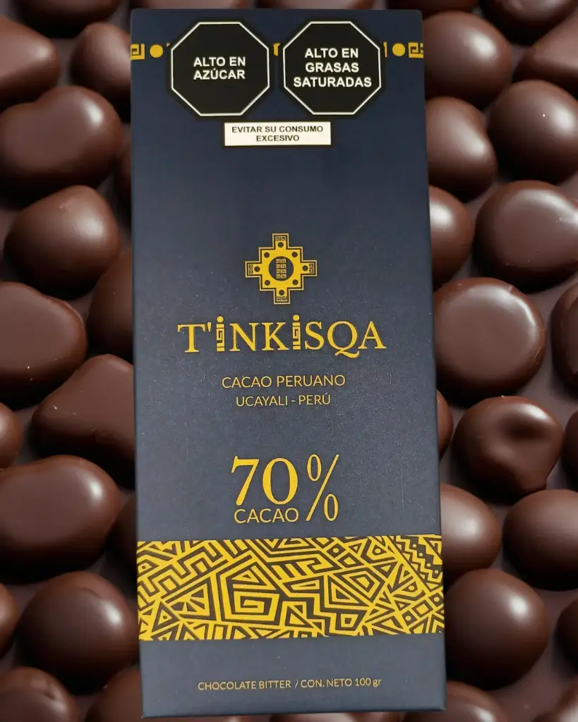 Chocolate Bitter 70% cacao orgánico 100 gramos