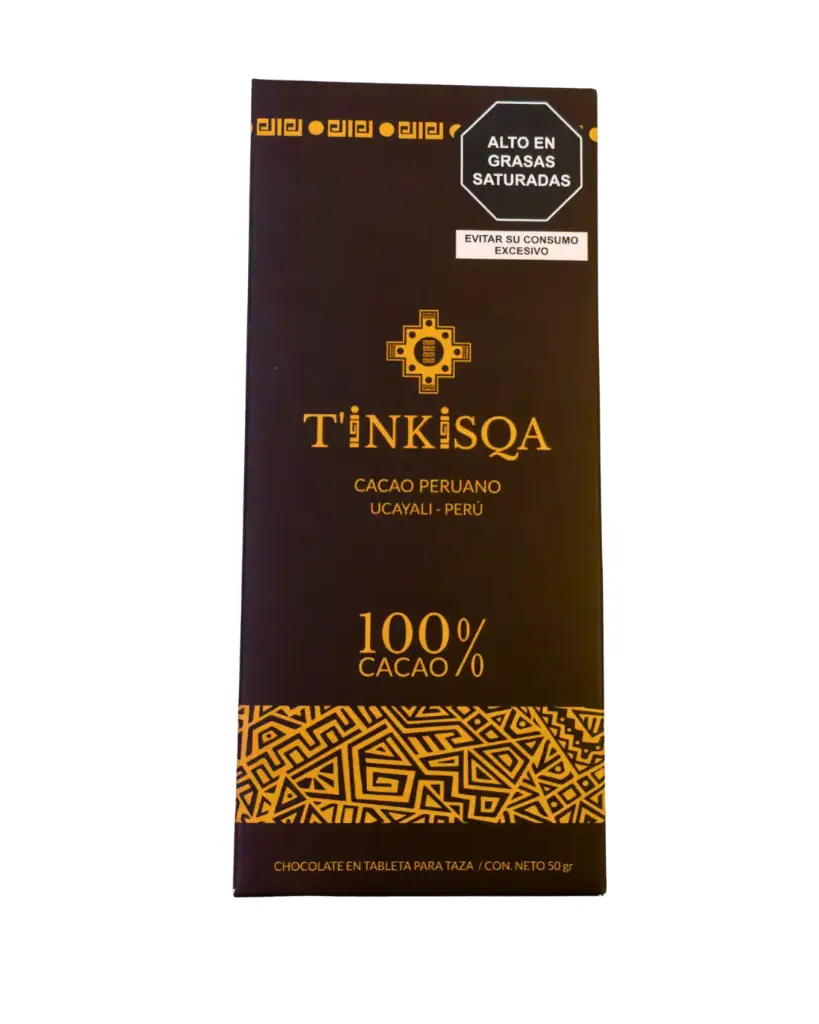 Chocolate Para Taza 100% Cacao Puro Orgánico 50 gr