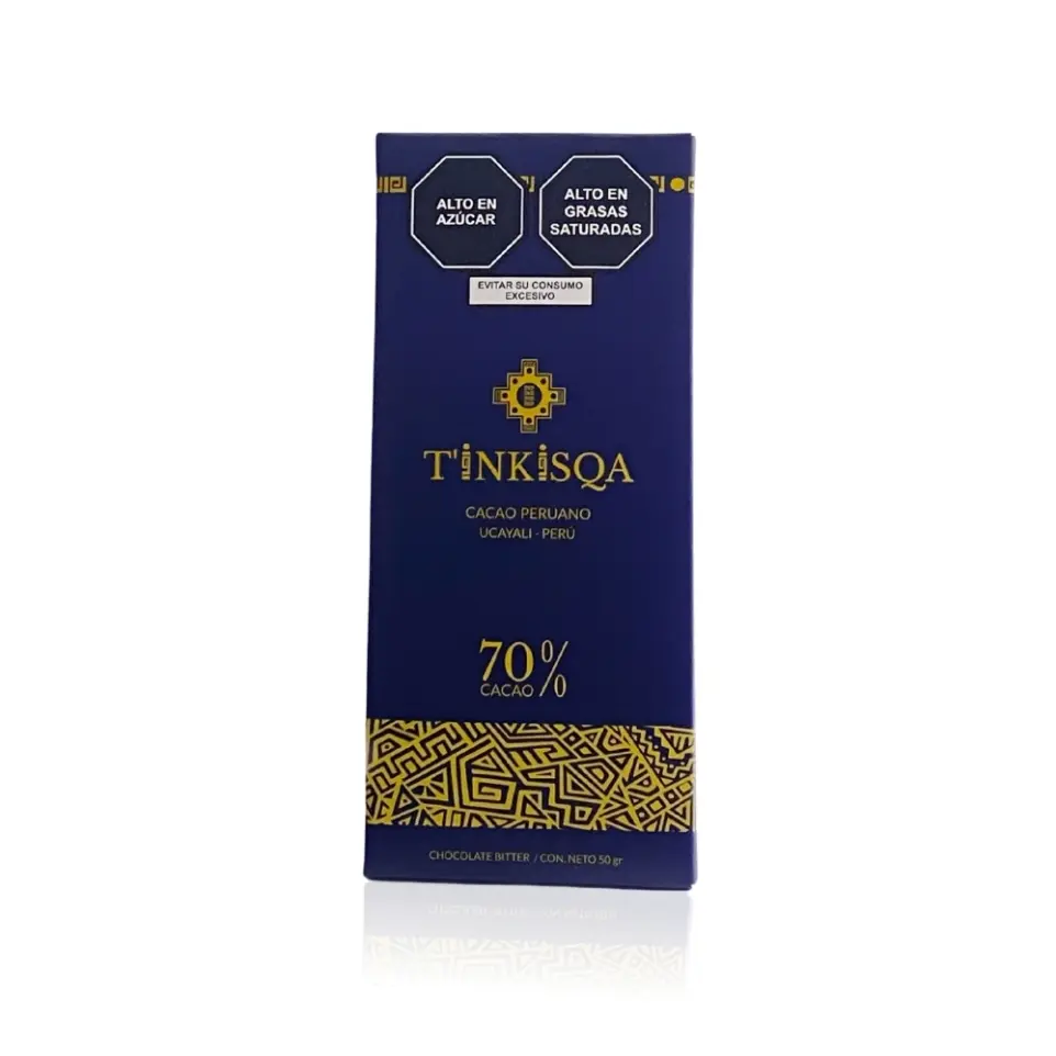 Chocolate Bitter 70% Cacao Orgánico 50 g