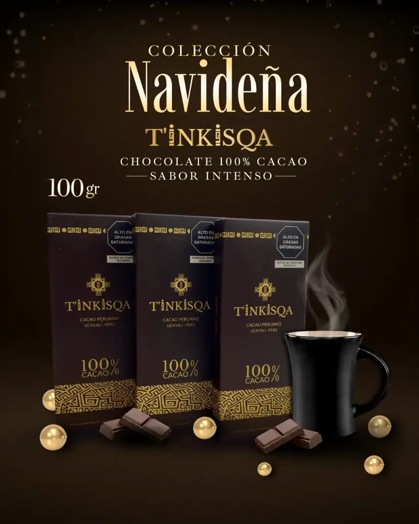 Pack de  3 tabletas de chocolate puro para taza (100gr c/u) + envío gratis