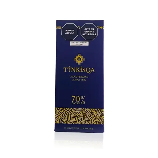 Chocolate Bitter al 70% - Cacao Orgánico (50 gr)