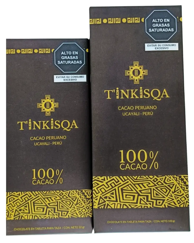 Chocolate para taza 100% cacao orgánico 100 gr
